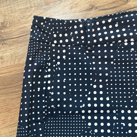 SPANX WOMENS SUNSHINE 4” SHORTS LIGHTWEIGHT POLKA DOT NAVY SZ XS NEW - Picture 4 of 11